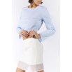 Blouse bleue