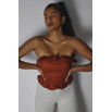 ROSA - bustier rouille