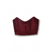 Bustier burgundy