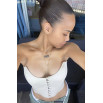 Bustier écru