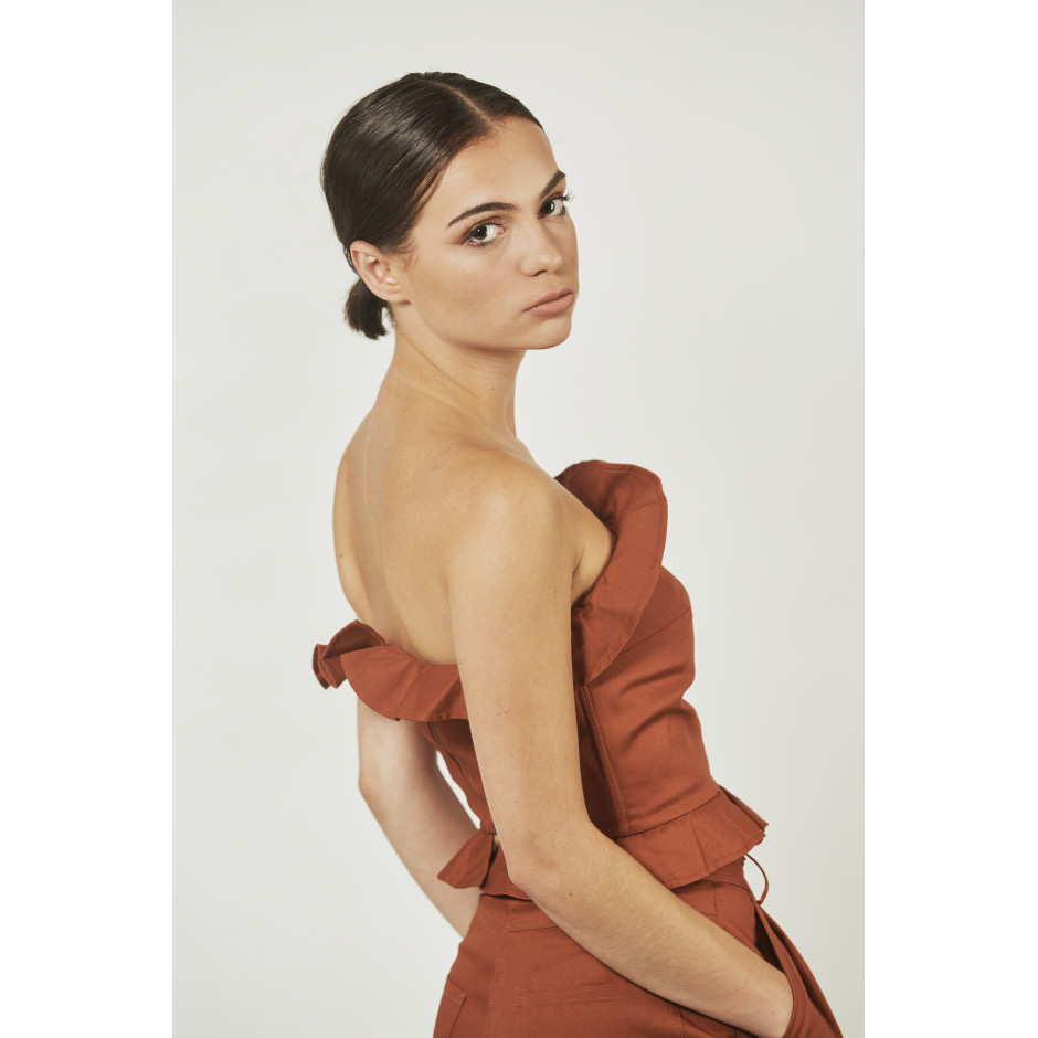 ROSA - bustier rouille