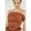 ROSA - bustier rouille