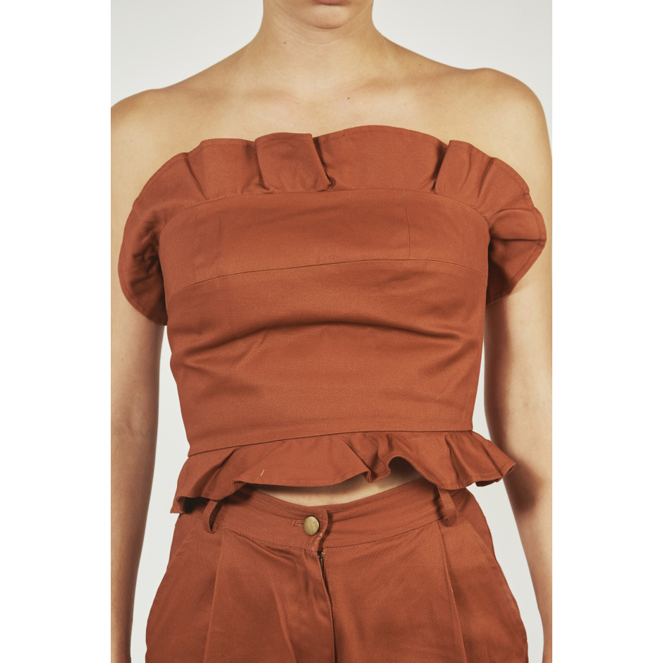 ROSA - bustier rouille
